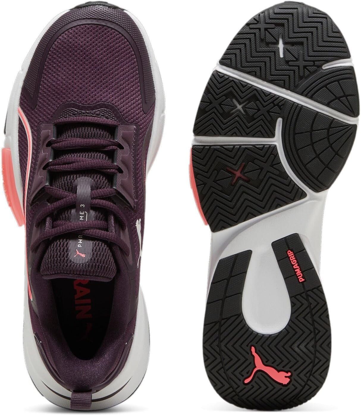 Puma Pwrframe TR 3 Trainer EU 39, Mitternacht Pflaumen Dampf grauer Sonnenuntergang Glühen – Bild 2