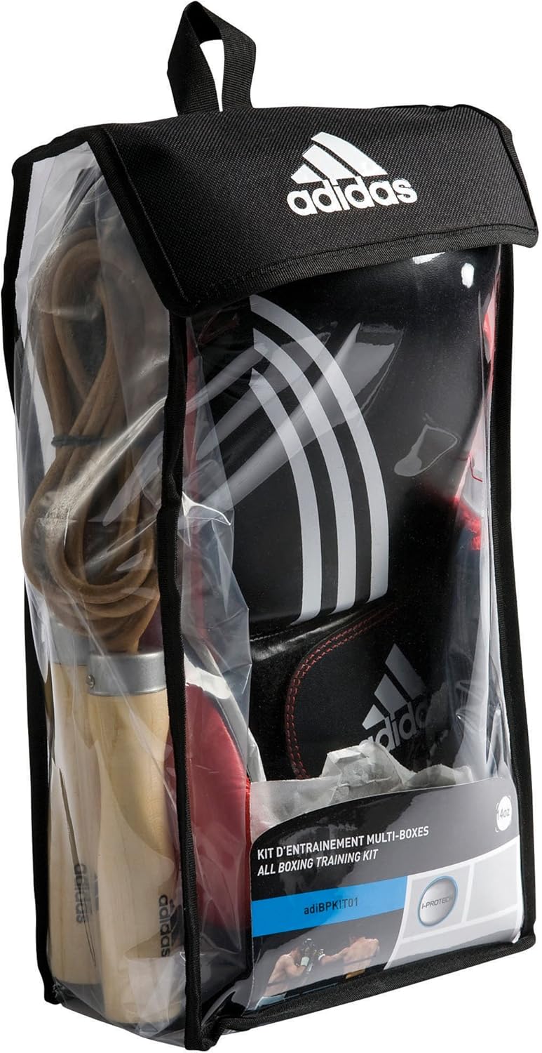 ADIDAS Mens Boxing, MMA, Kickboxing Training Set including 12oz Boxing Gloves, Skipping Rope and Inner Gloves – Bild 2