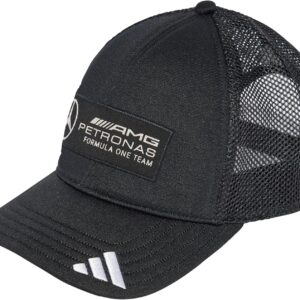 adidas unisex mercedes amg petronas formel 1 snapback logo trucker cap