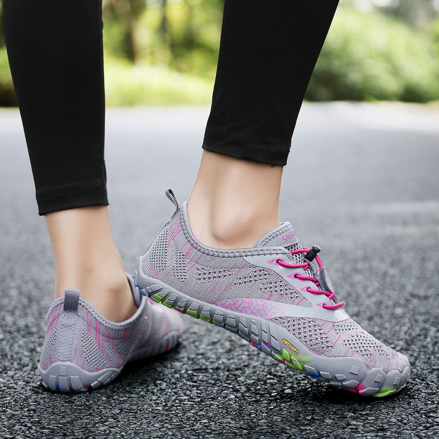 Saguaro Unisex Barefoot-Schuhe, Schnellrocknen, Badeschuhe, Trail-Laufschuhe für Outdoor-Sportarten, Minimalist – Bild 8