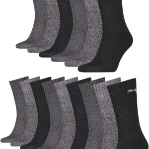 Puma Unisex Sports Socken, Packung von 3, 35-38, Weiß-Sockshosiery 35-38