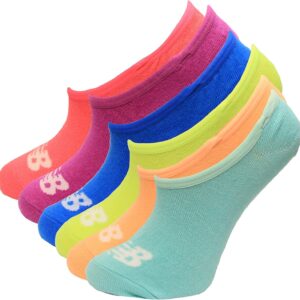 Neue Balance Kids Liner Socken, 6 Paare, mehrfarbig