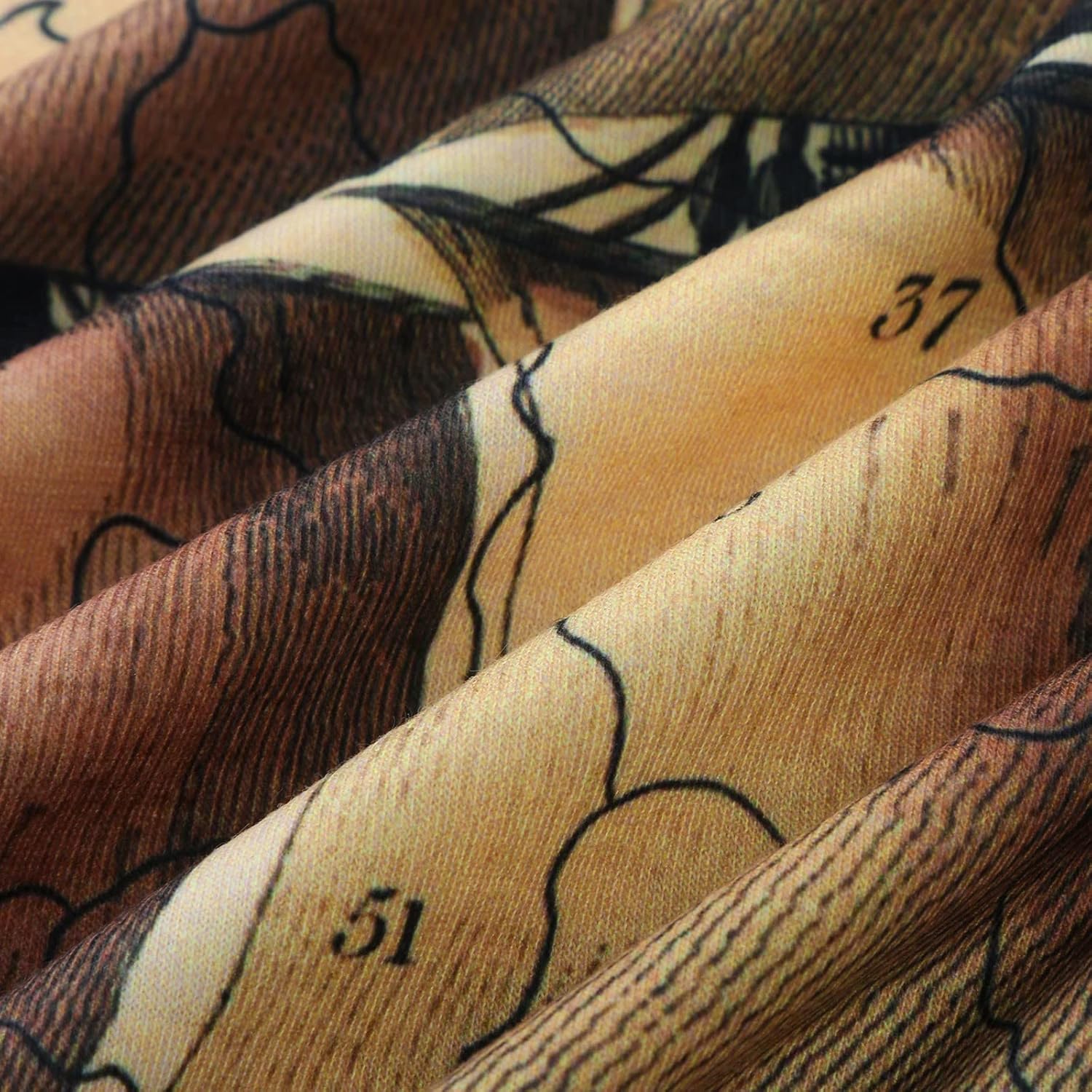 Herren 3D-Print-T-Shirt Bunte Vintage Herren Tee Tops Mode Krawatte Dye Top Streetwear Hemd Kurzarm Bluse Herren T-Shirts Crew Neck Kurzarm Top Sommer Modestyle Street Style Kurzärmele – Bild 5