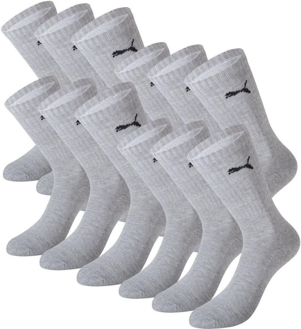 Puma Unisex Crew Socken Sportsocken mit Terry Einzelpackung von 12 Marine 321-43/46, Marine, Marine – Bild 6
