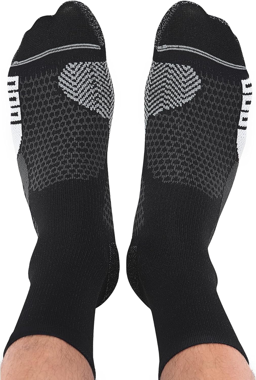 Todo Running Raid Running Socken für Männer und Frauen, Anti-Bubble-Polster, technische, farbenfrohe Laufsocken, lustiges Viertel und Crew, Laufsocken, Marathon, Trail, Joggen, Joggen – Bild 4
