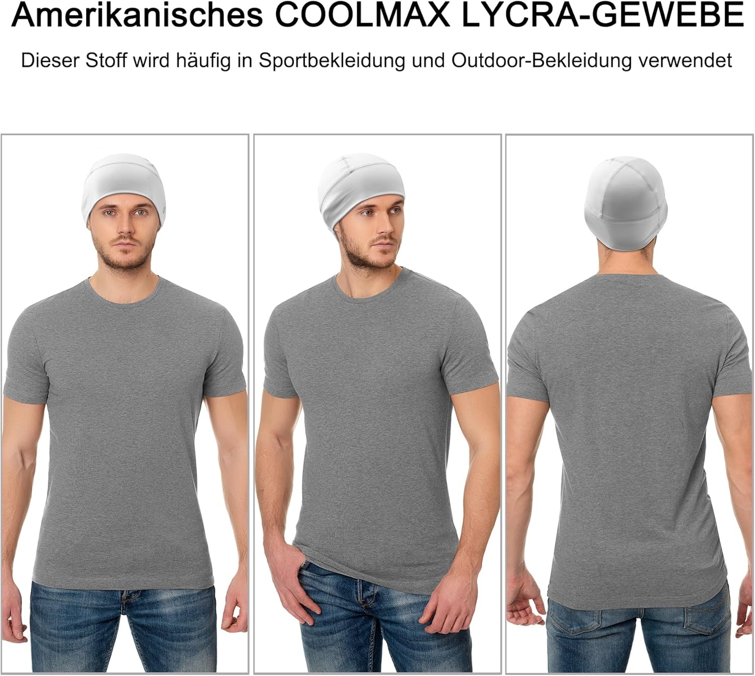 Oscenny Fahrradhut, amerikanischer Lycra dünner leichter Stoff, atmungsaktiv, feuchtigkeitsgeschnittener Sporthut für Männer Frauen Motorrad Running Hut Wanderung 4 Jahreszeiten – Bild 4