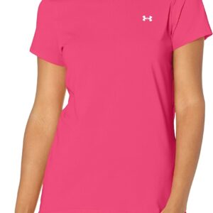 Under Armour UA Heategar-Rüstungen Frauen atmungsaktives T-Shirt, kurzärmeliges funktionelles Hemd mit enger Passform