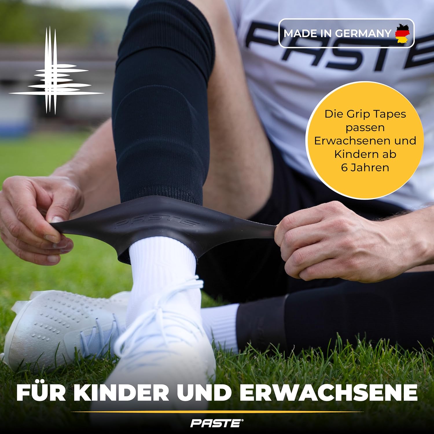Paste ® Silicon Football Shin Pad Halter für Männer, Frauen und Kinder – Bild 7