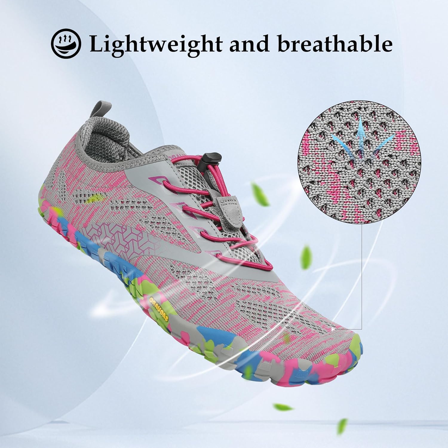 Saguaro Unisex Barefoot-Schuhe, Schnellrocknen, Badeschuhe, Trail-Laufschuhe für Outdoor-Sportarten, Minimalist – Bild 4