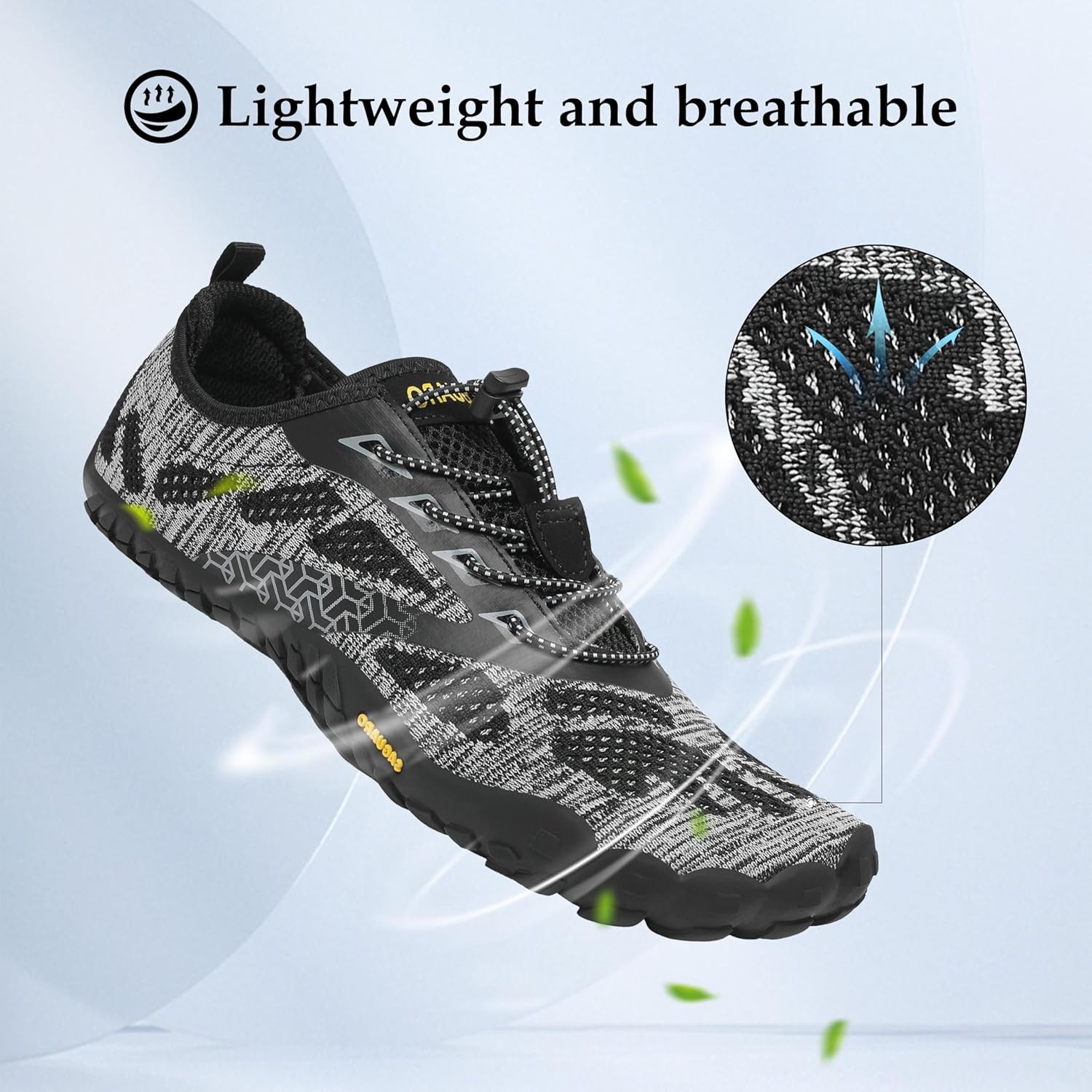 Saguaro Unisex Barefoot-Schuhe, Schnellrocknen, Badeschuhe, Trail-Laufschuhe für Outdoor-Sportarten, Minimalist – Bild 4