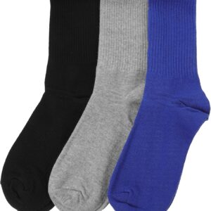 Ohphcall 3 Paare Lange Socken lässige Socken für Männer Socken für Männer männlich keine Show Socken lässig hohe Socken hohe Männer Socken laufen Socken hohe Barrel -Baumwollstrümpfe Mann