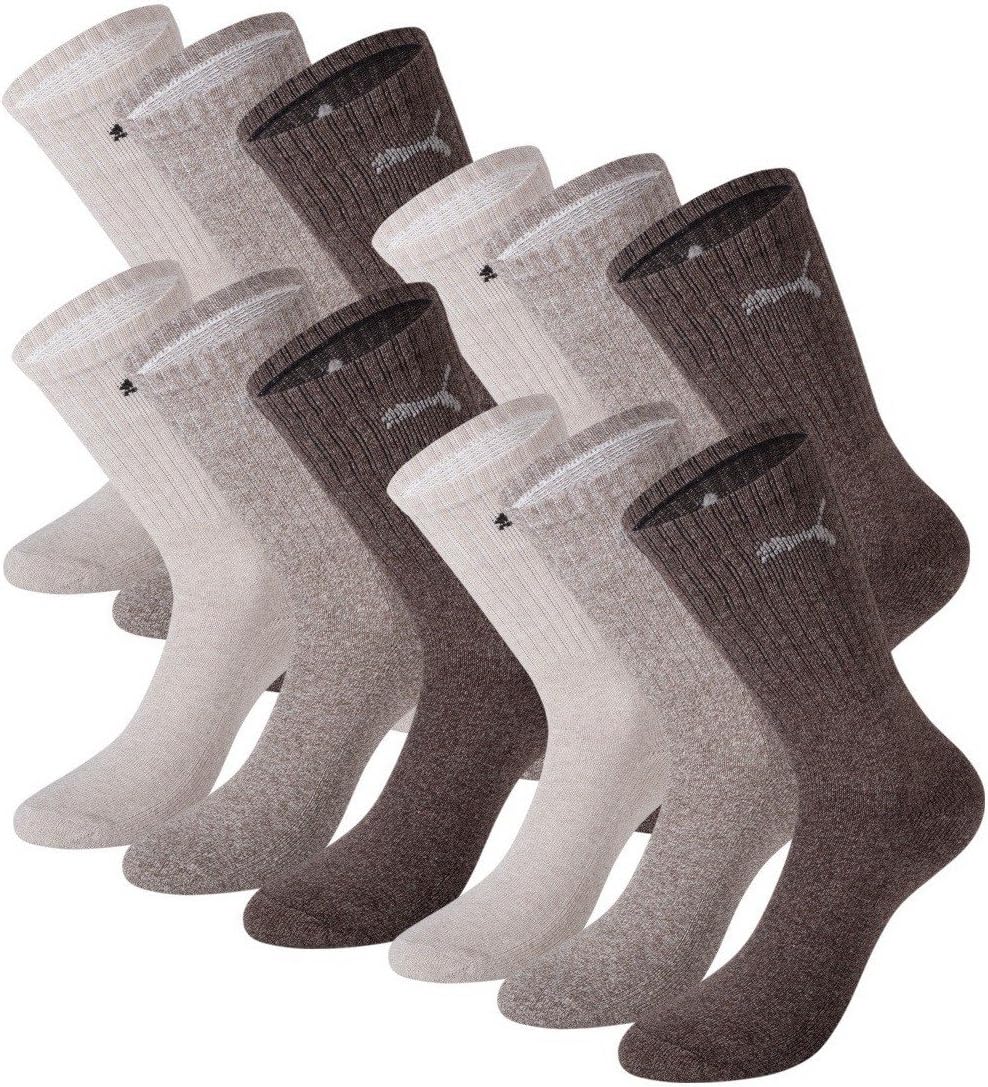 Puma Unisex Crew Socken Sportsocken mit Terry Einzelpackung von 12 Marine 321-43/46, Marine, Marine – Bild 7