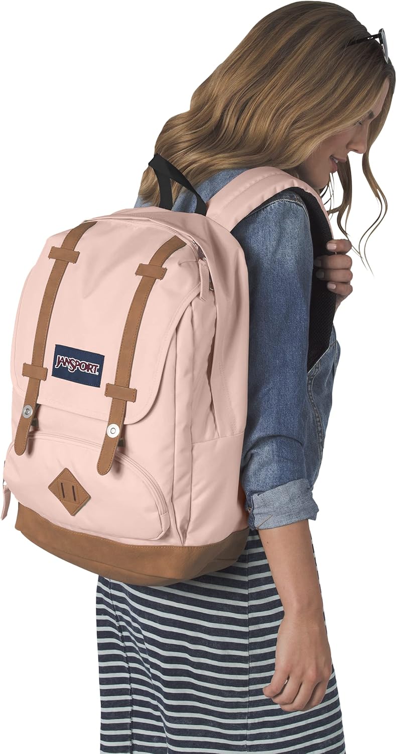 Janport Cortlandt großer Rucksack, 15 -Zoll -Laptop -Fach, Misty Rose, Cortlandt – Bild 7