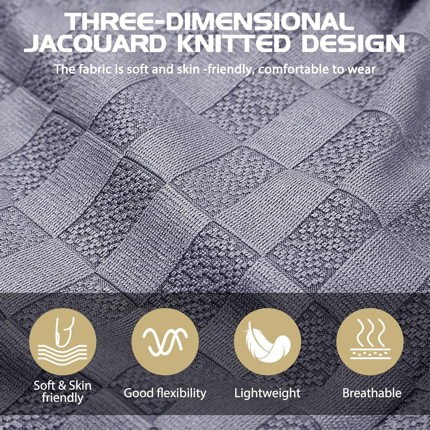 Slouch Beanie Hut für Männer Frauen, dünne und leichte Jacquard -Jersey -Beanies, Chemo -Kopfbedeckung, Laufhut, Slouchy Baggy Mützen, Unisex, flexibel, klassische Wintersommermützen – Bild 2