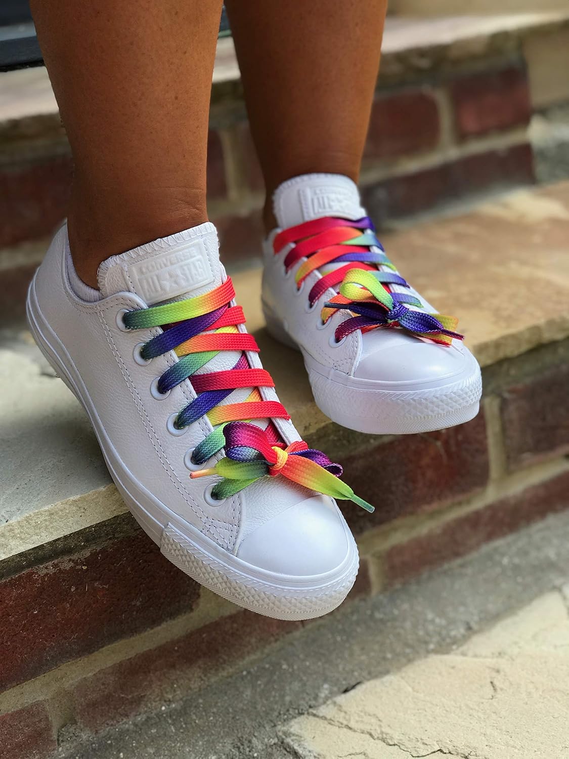 Multicolor flache Schnürsenkel für Trainer, Skateschuhe, Fußballstiefel und Schnürsenkel sind 10 mm breit – Bild 2