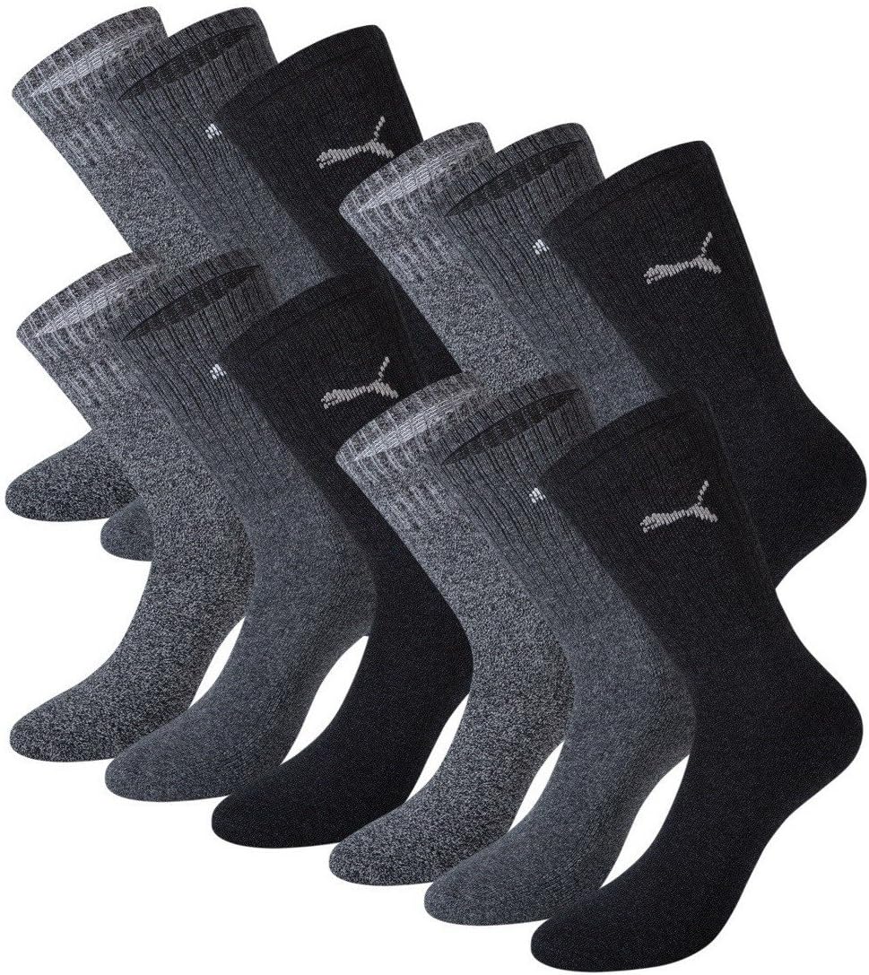 Puma Unisex Crew Socken Sportsocken mit Terry Einzelpackung von 12 Marine 321-43/46, Marine, Marine – Bild 3