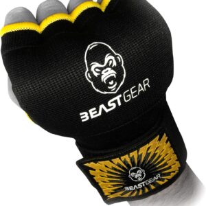 Beast Gear – Pro -Boxen Innenhandschuhe – Hochwertige Gel -Boxhandschuhe für Kampfkünste, MMA und Kampfkünste