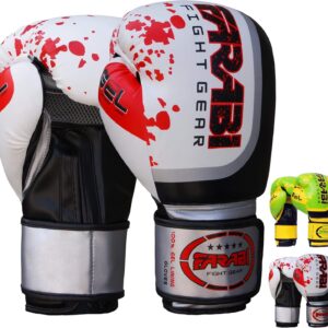 Farabi Sports -Boxhandschuhe 10 Unzen, 12 Unzen, 14 Unzen, 16 Unzen Boxhandschuhe zum Training, Sparring, Kickboxen, MMA, Muay Thai, Boxhandschuhe Männer und Frauen kämpfen gegen Handschuhe