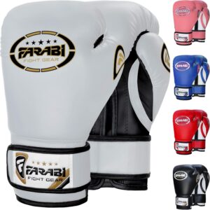 Farabi Sports 4oz 6oz 8oz Boxhandschuhe Kinder Boxhandschuhe Mma Muay Thai Kickboxing Sparring Punch Bag Training Kinder Boxschuhe
