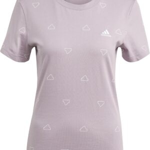 Adidas Damen Essentials Monogramm Slim Graphic Tee T-Shirt