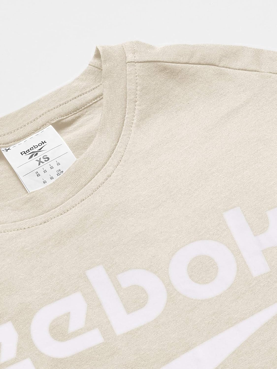 Reebok Herren Stapeled Logo T -Shirt Kurzärmele – Bild 2