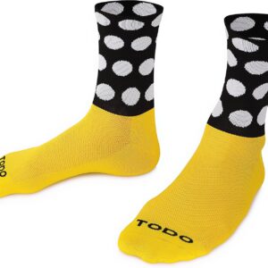 Todo -Fahrradocken für Männer und Frauen, atmungsaktive Rennradsocken, Radsportsocken für Männer mit Motiv, Laufsocken
