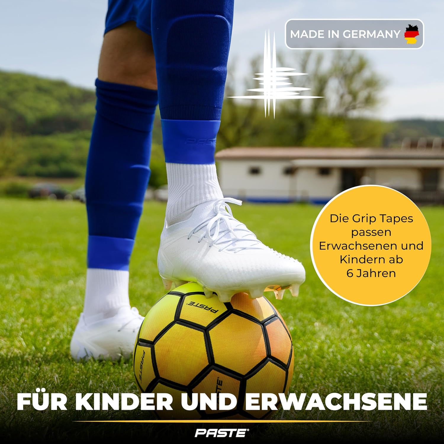 Paste ® Silicon Football Shin Pad Halter für Männer, Frauen und Kinder – Bild 7
