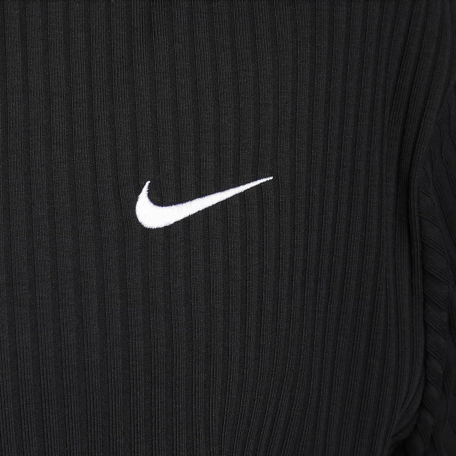 Nike Sportswear Damen Rib Jersey Shirt xs, schwarz – Bild 3