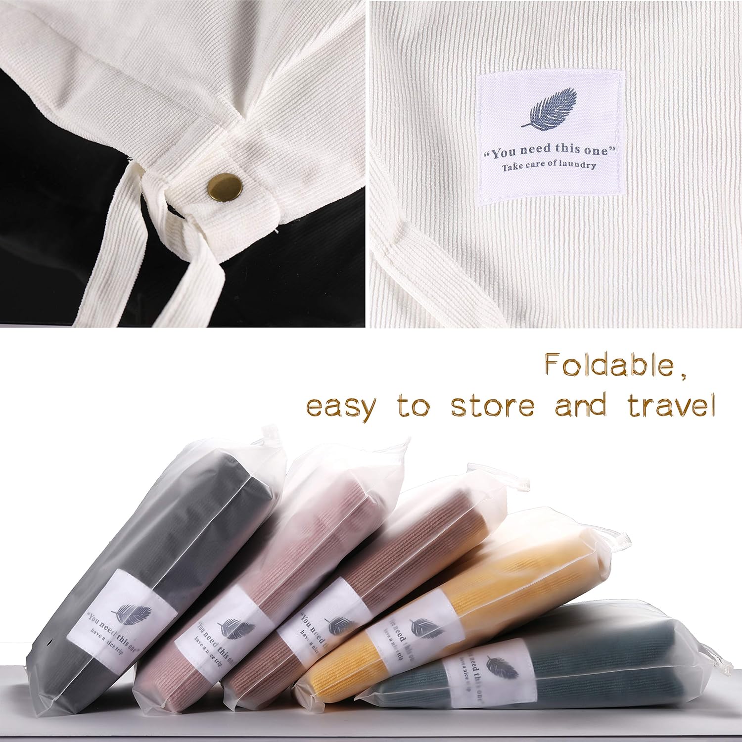 Große Cord -Bag Damen Ultralight -Umhängetasche für Frauen – Bild 7