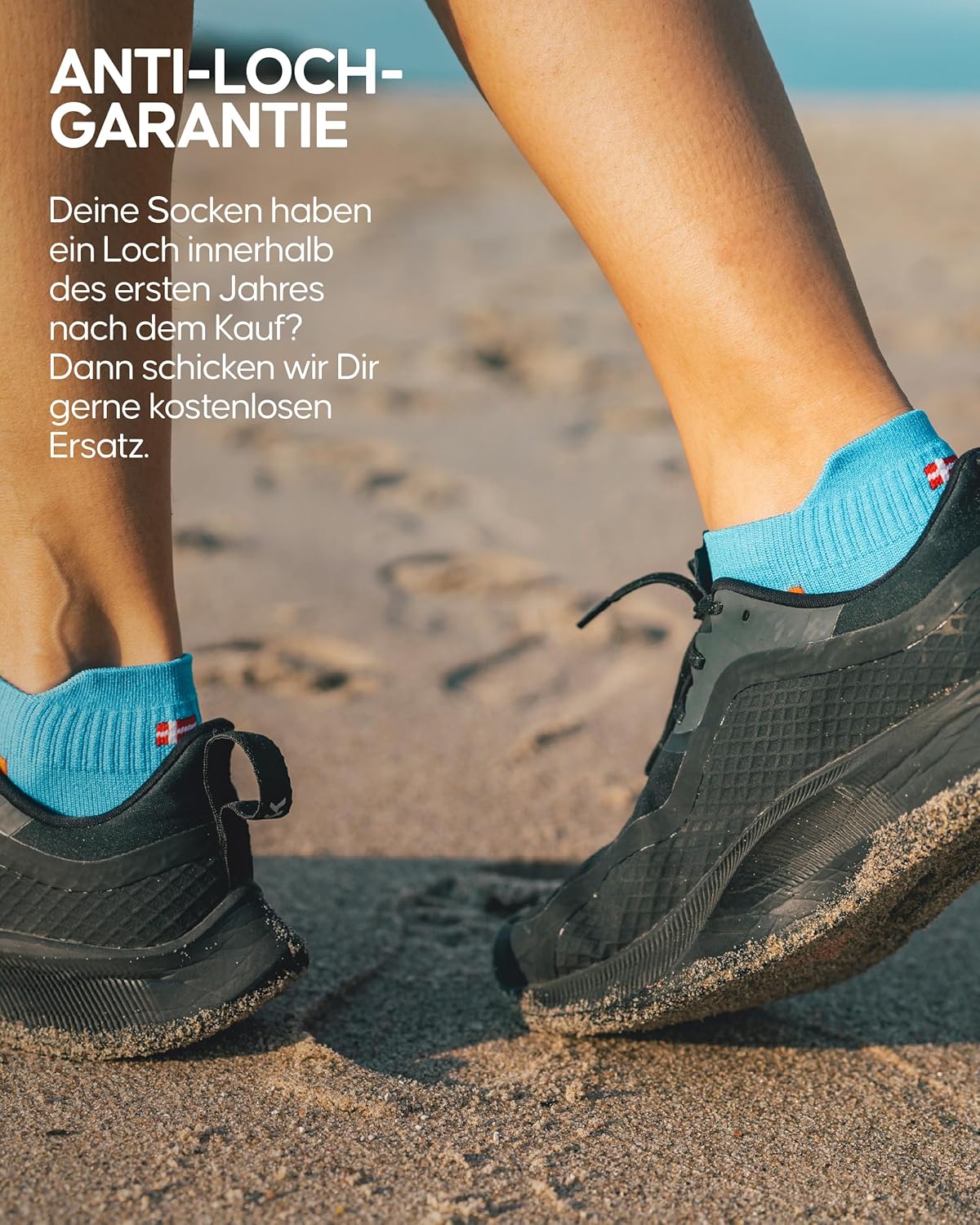 Dänische Ausdauer Kurzsportsocken keine Show Running Socken atmungsaktives leichtes Gewicht Unisex für Männer und Frauen 5 Paare – Bild 4
